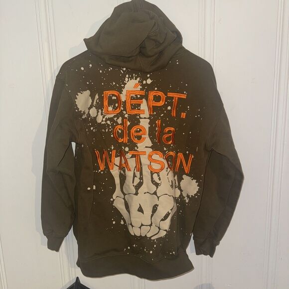 Watson Dept. Los Angeles California DEPARTMENT HOODIE (BROWN) Size Small - Picture 4 of 4